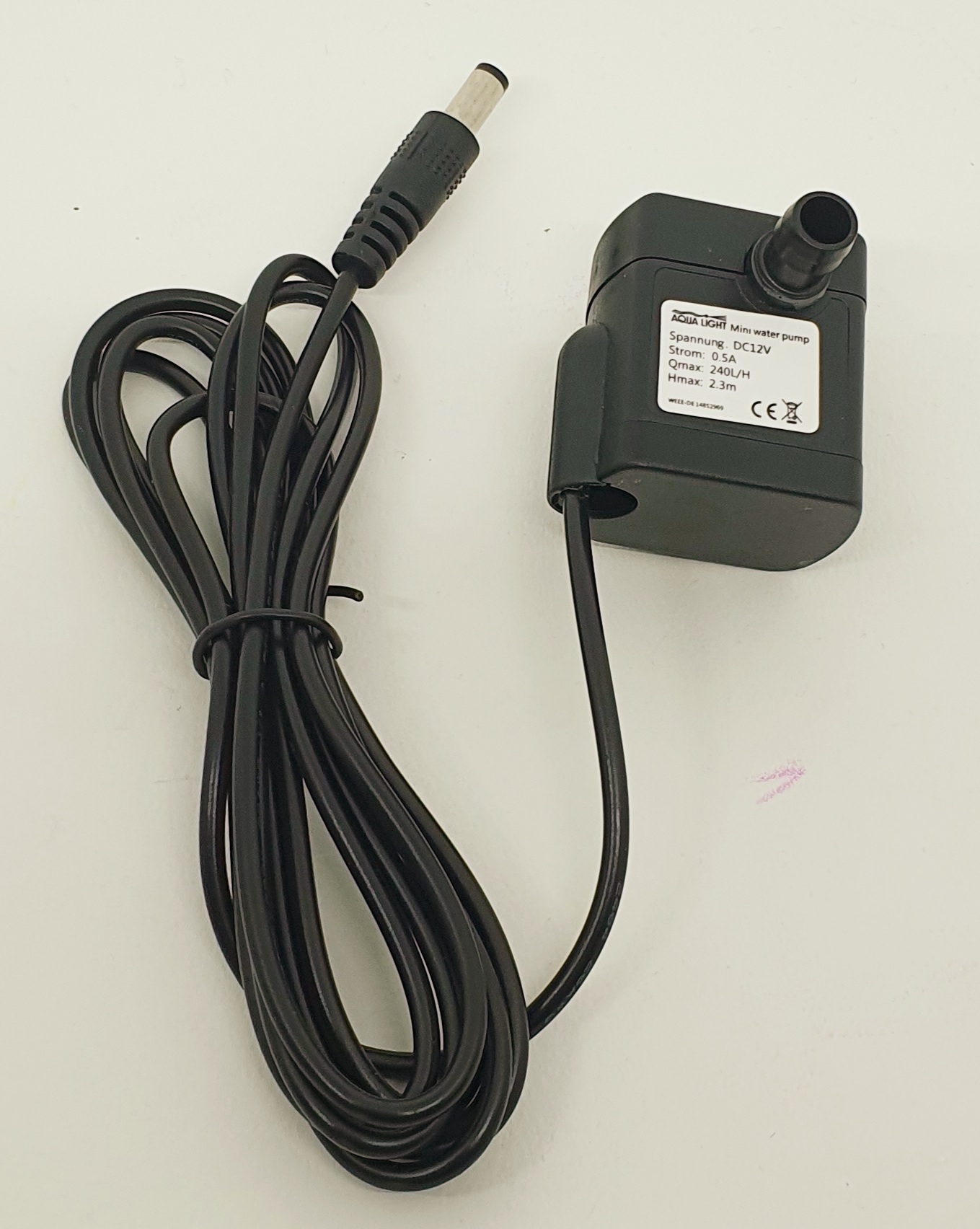 Aqua Light Tauchpumpe - 12l/min 1,5m-Kabel ohne Trafo