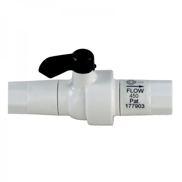 External flowrestrictor for RO-380 l/day