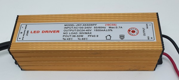 LED Treiber DC24-40V / 1500mA / für 50Watt