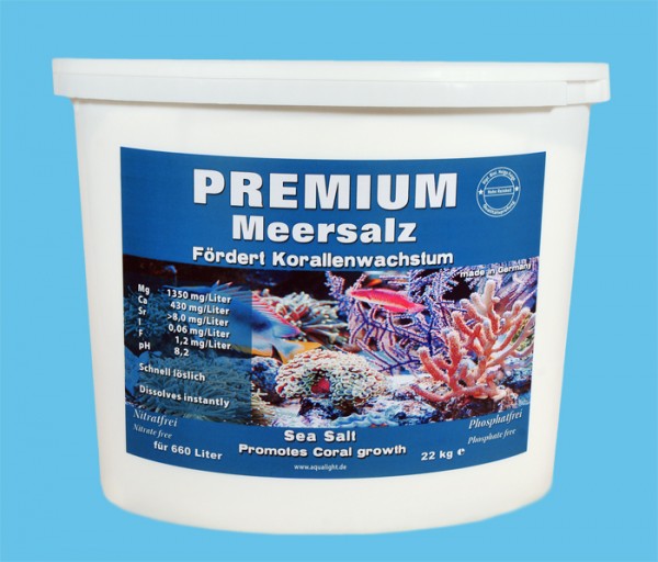 AquaLight PREMIUM Meersalz 22kg-Eimer